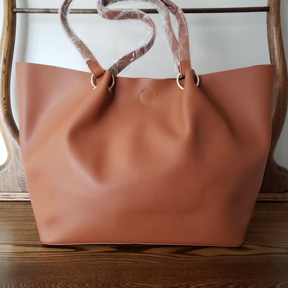 George Handbags - George Mayflower Blvd Tote - Cognac